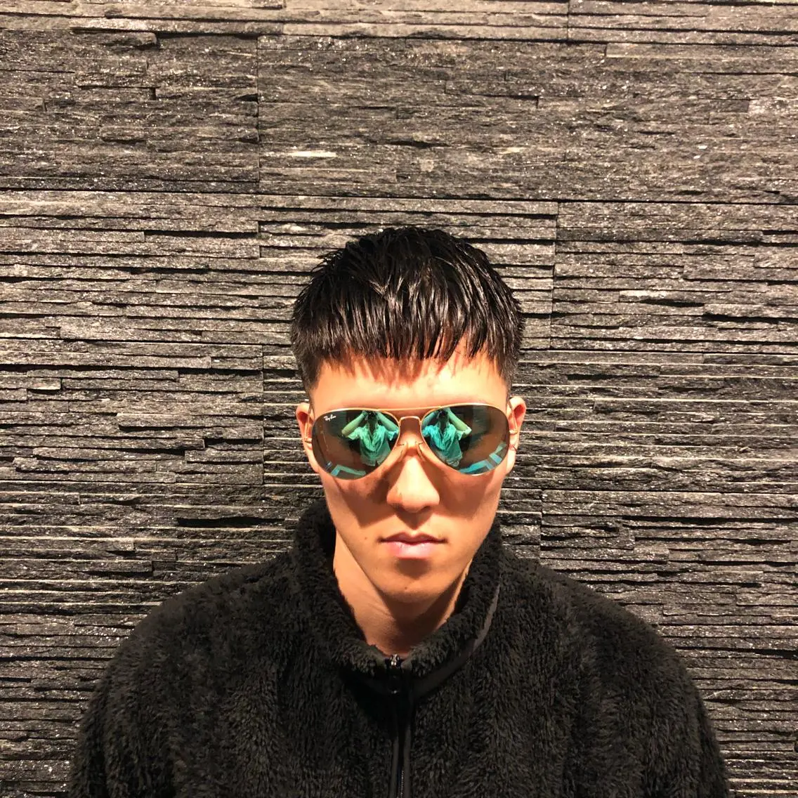 ショート パーマ メンズ 木村 りきのヘアスタイル
