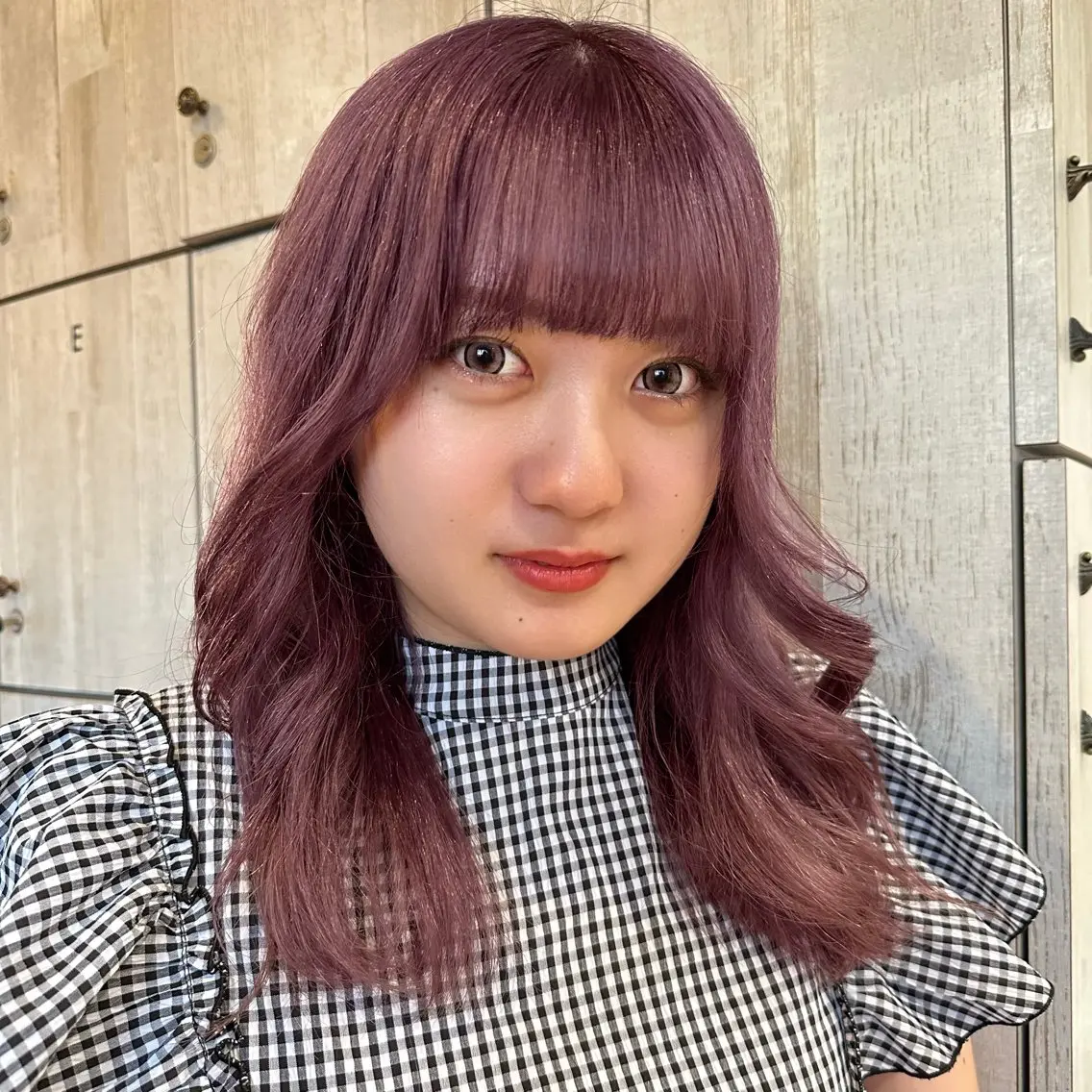 セミロング カラー 柔らかいbeige ￤韓国￤🩰マユ🩰のヘアスタイル