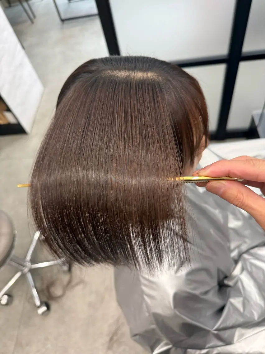 ショート 縮毛矯正 【韓国ヘア ×髪質改善】内田のヘアスタイル