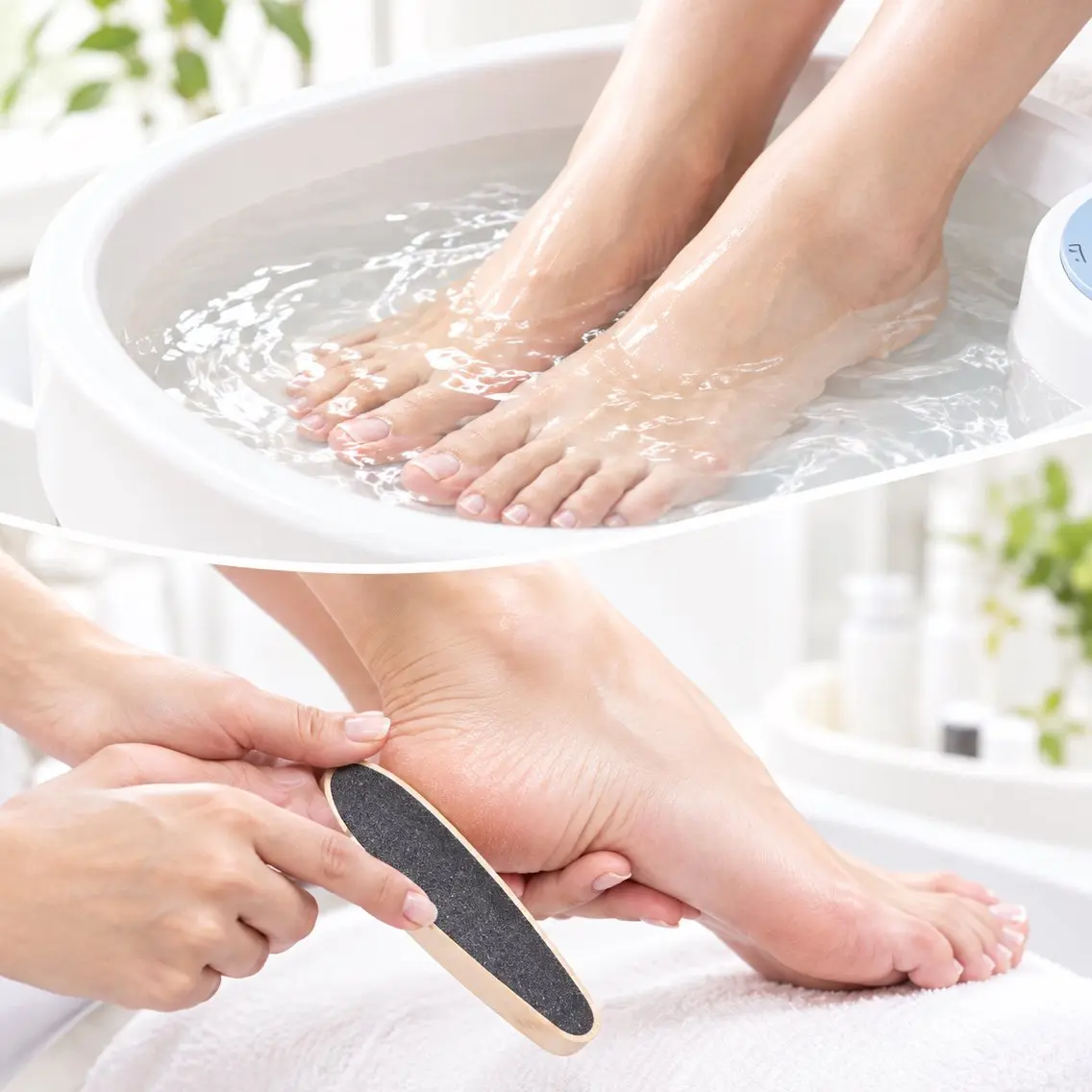 フットバス🦶🏻🫧×角質×フットワンカラー💅🏻オフ有⭕️≪初回オフ無料≫の写真