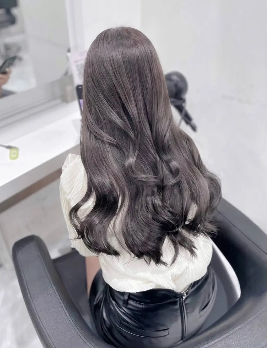 ロング カラー ヘアアレンジ ハッシュカット/レイ ヤーカットArataのヘアスタイル