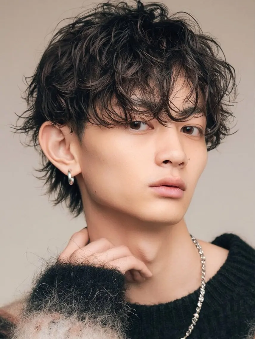 パーマ メンズ 髪質改善 メンズ特化🔥 仙台/富沢/管野一稀のヘアスタイル