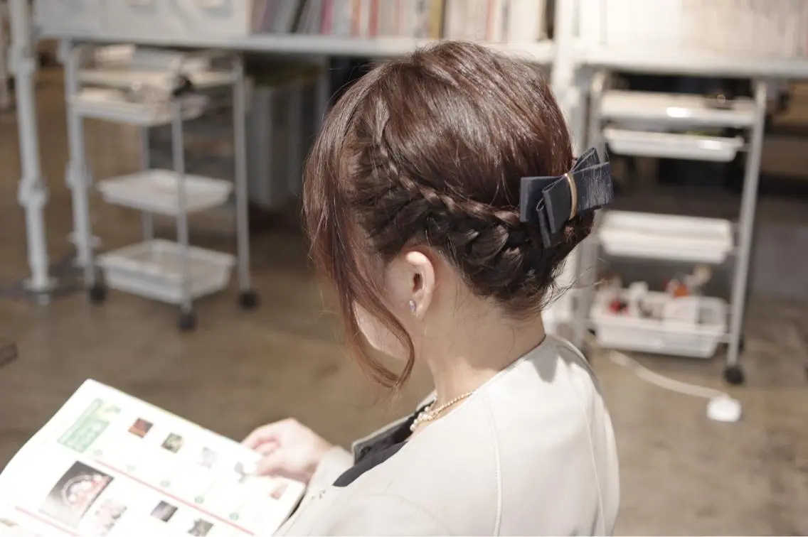 ミディアム ヘアアレンジ 🌈ディレクター🌈 徳松優希のヘアスタイル