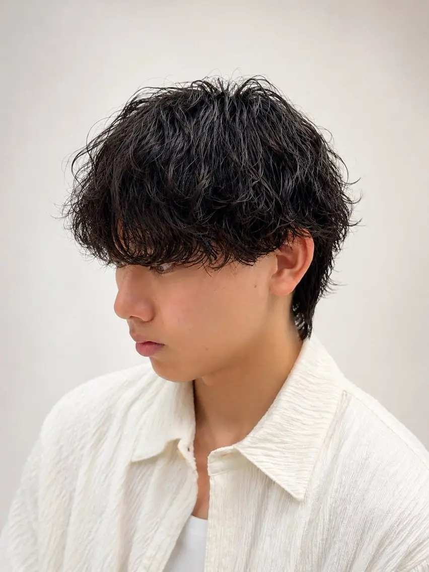 パーマ メンズ カット パーマ トリートメント メンズカット松戸/韓 国/メンズパーマ航太のヘアスタイル