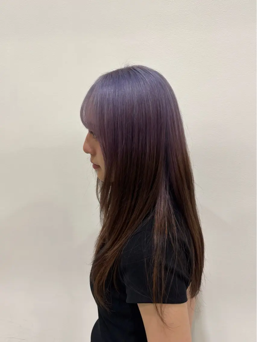 ロング ヘアカラー Kairi💕🫧 透明感カラーのヘアスタイル