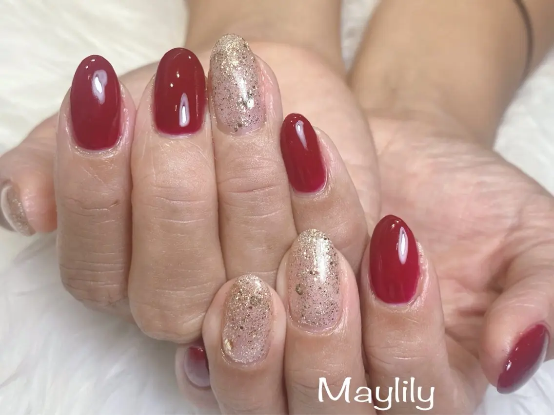 ネイル ワンカラーネイル ハンドネイル Nail salon Maylilyのネイルデザイン