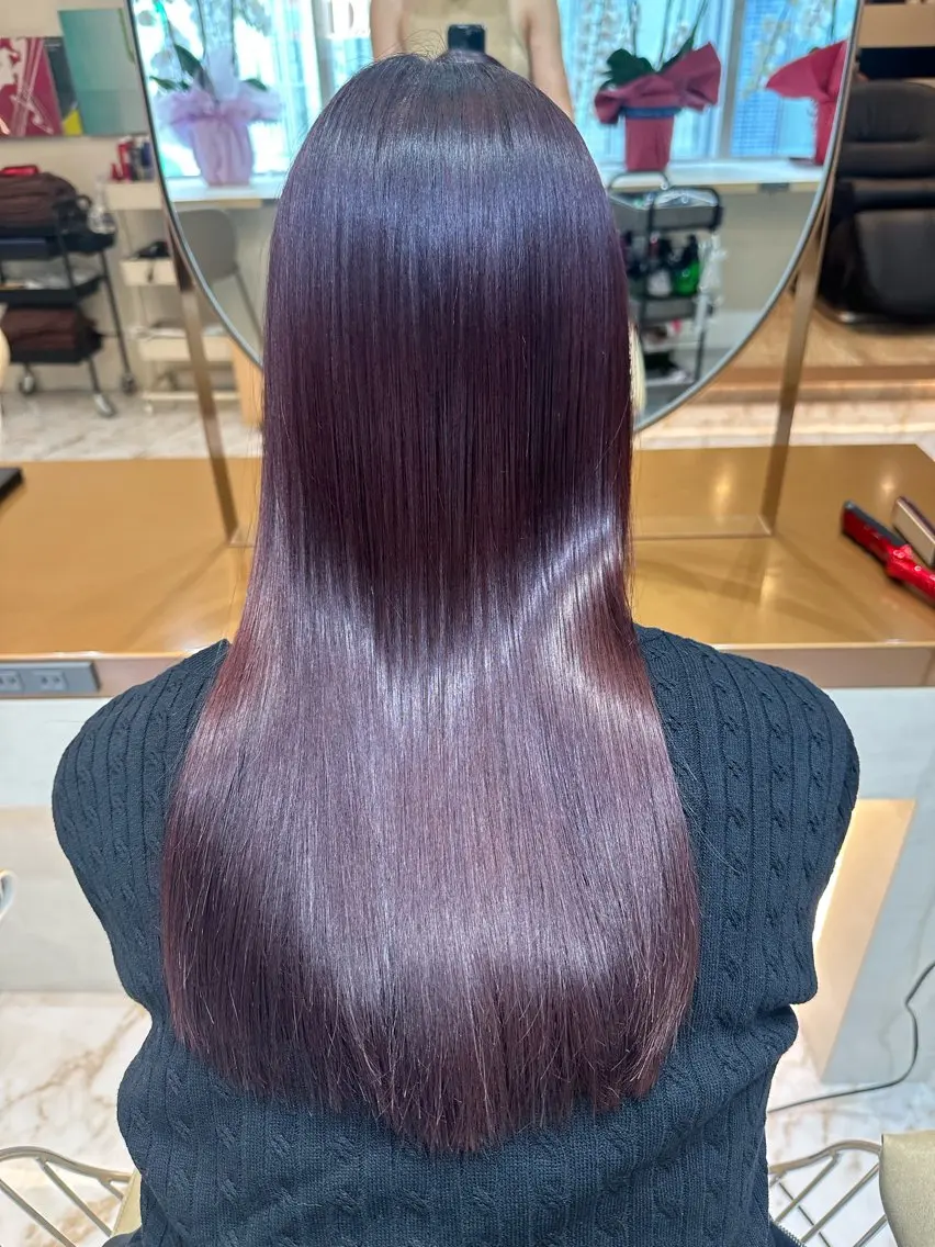 ミディアム AYAKA 下北沢suuのヘアスタイル