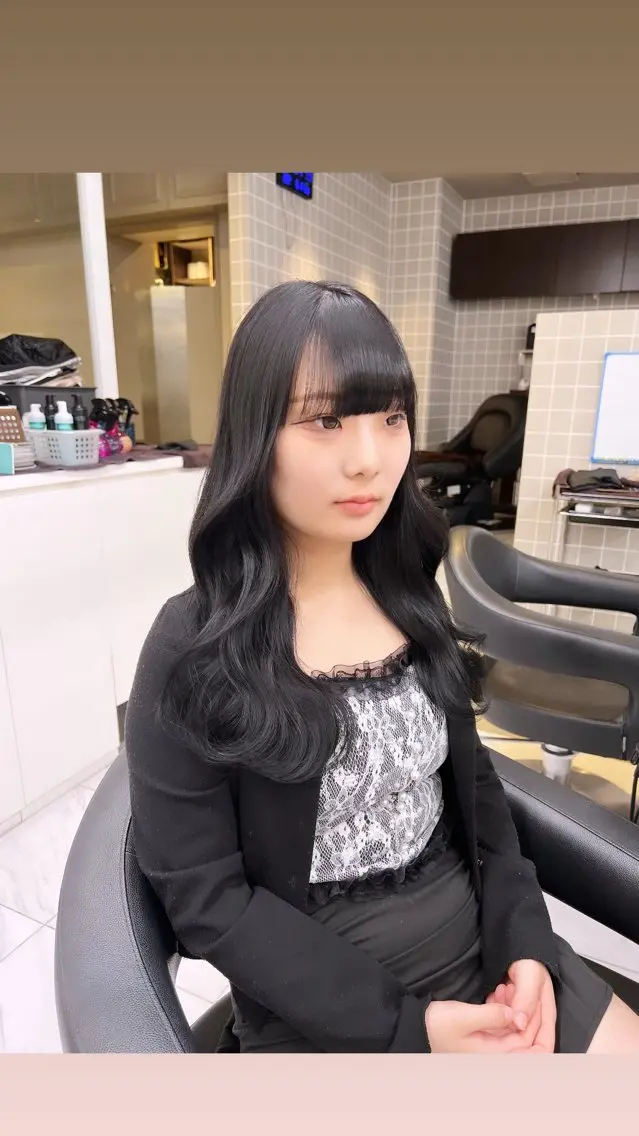 ロング カラー パーマ ヘアアレンジ メンズ 上品＆韓国風 🥀海心🥀のヘアスタイル