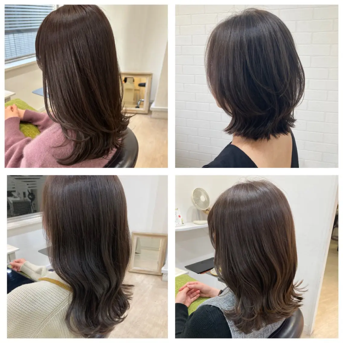 ミディアム カラー 韓国風⭐️くびれヘア 🍀高津かえでのヘアスタイル