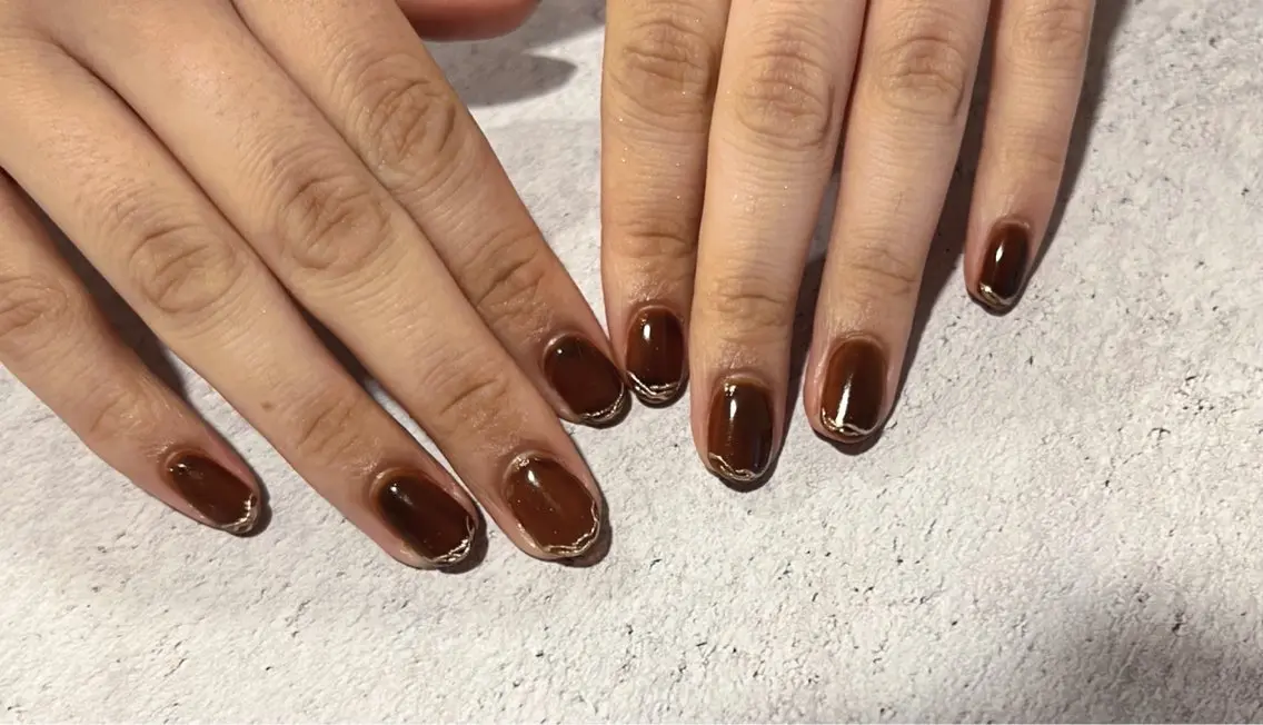 ネイル ミラーネイル ワンカラーネイル Ｋｏｒｏｒ🌷 コロールのネイルデザイン