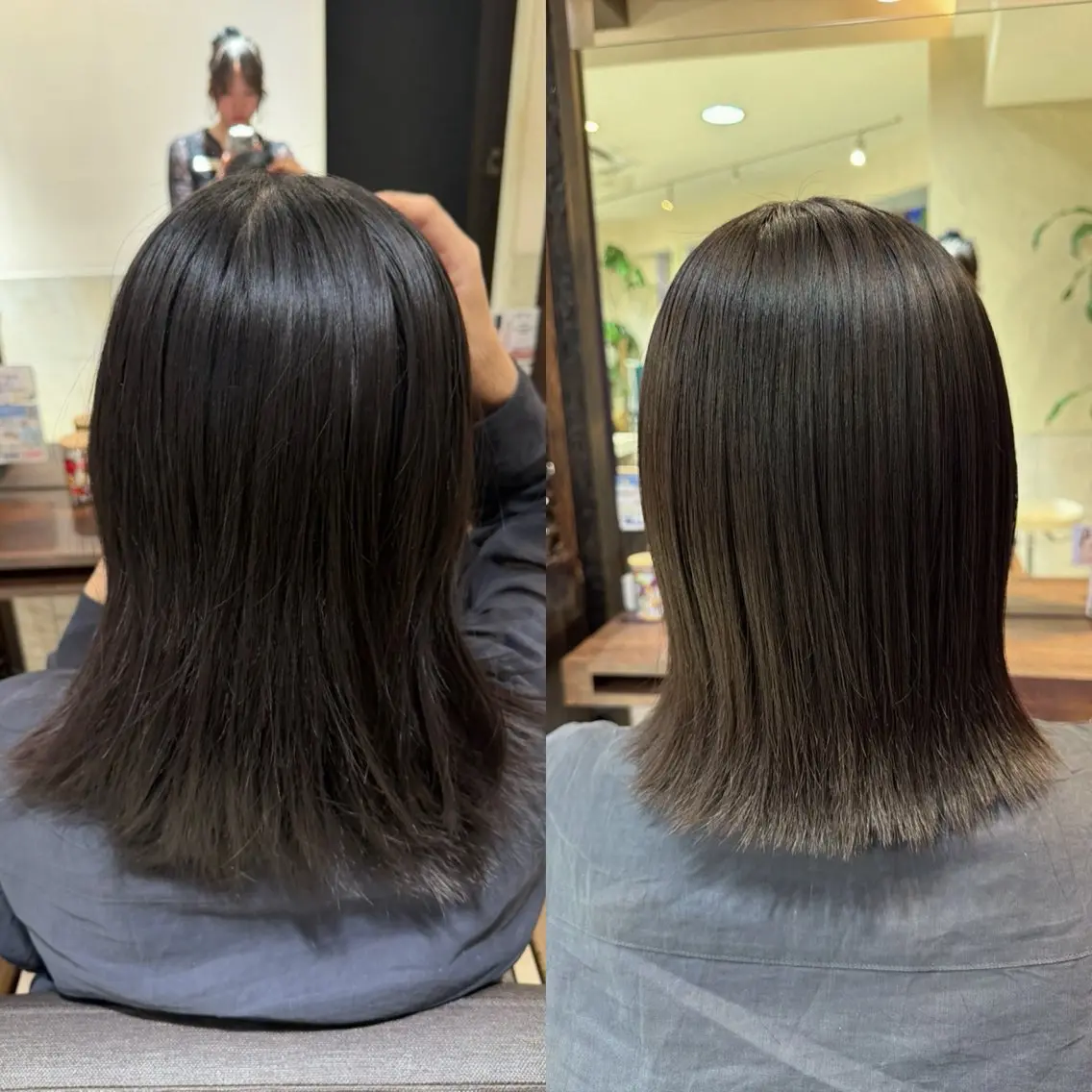 ミディアム カット 髙橋遥 /レディースカットのヘアスタイル