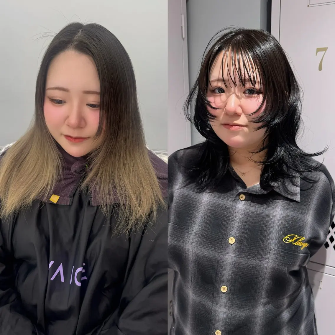 ミディアム カラー 新宿☆ショートカット 🎀RISAのヘアスタイル