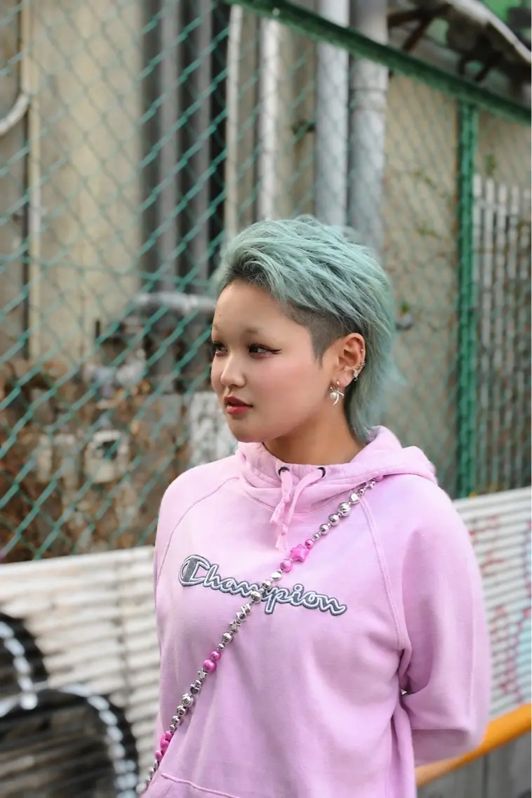 ショート ヘアカラー ハシモト ミオのヘアスタイル