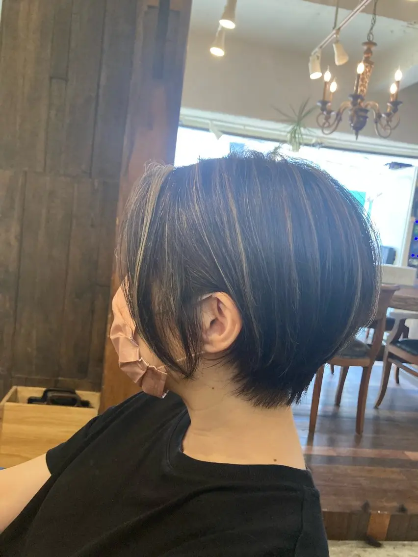 ショート カラー ハイライトカラー ハイライト 佐藤 健のヘアスタイル