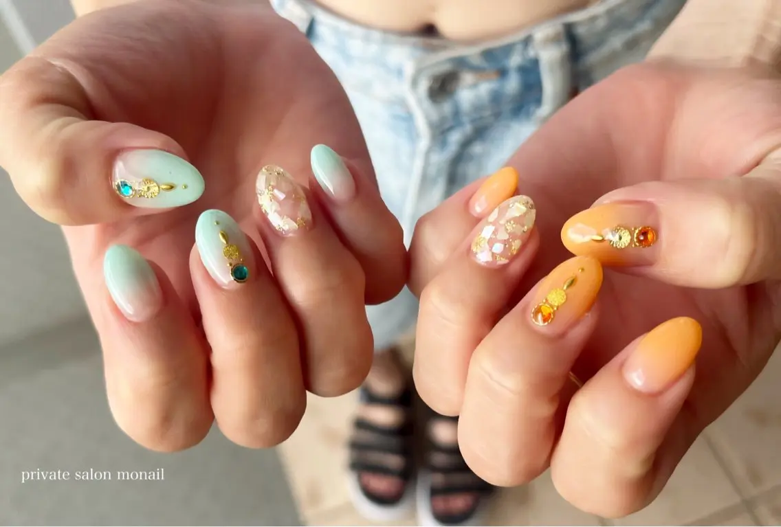 ネイル ハンドネイル nail salon monailのネイルデザイン