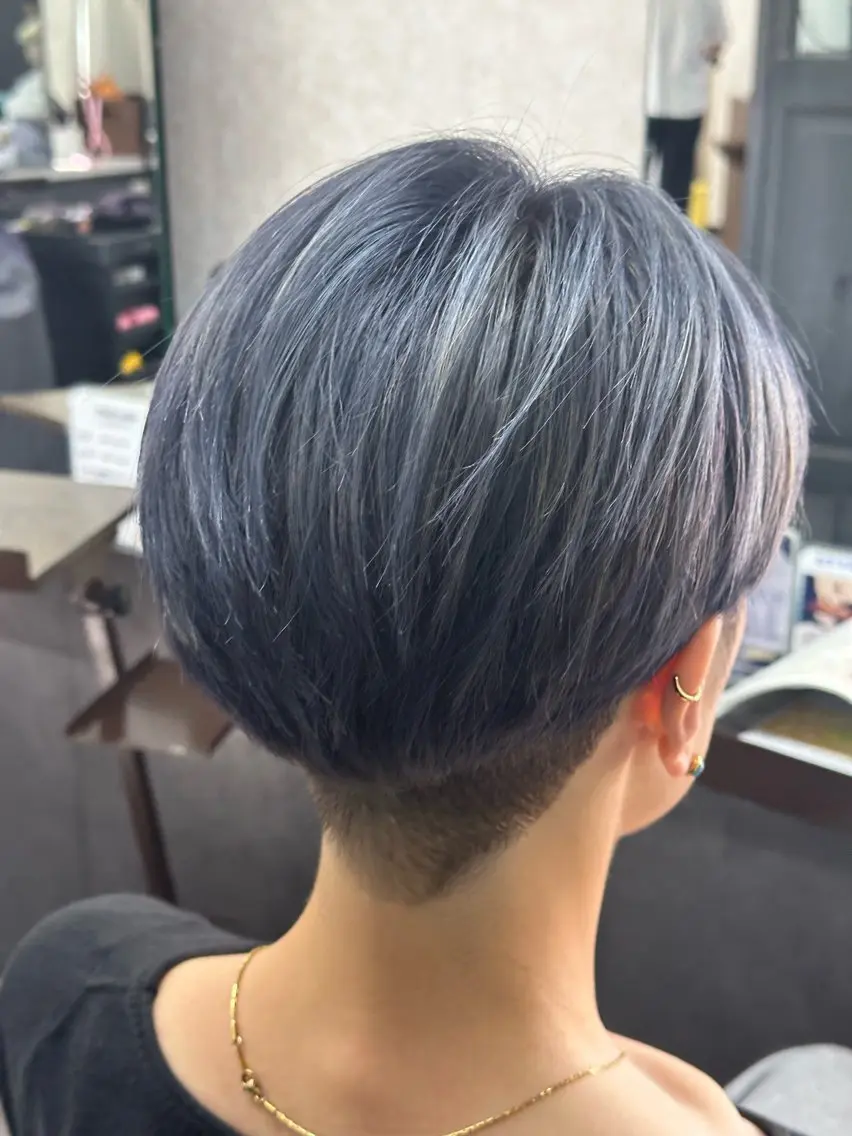 ショート ハンサムショート ショートヘア エンゼルス美容室斉間 圭司のヘアスタイル
