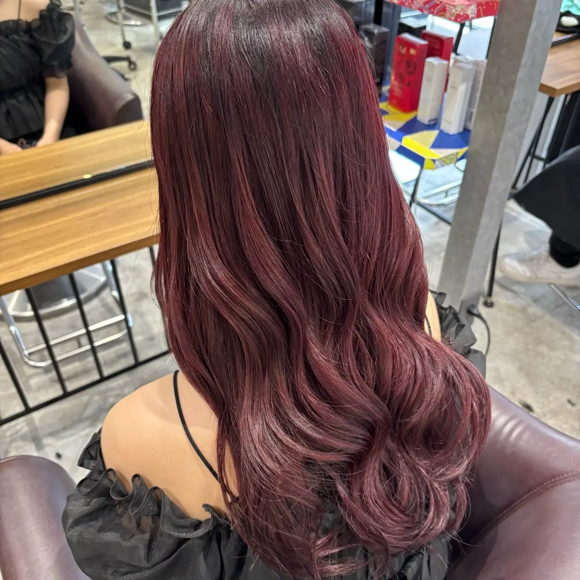 ロング カラー カット ヘアカラー ブリーチ無しダブル カラー / LINAのヘアスタイル