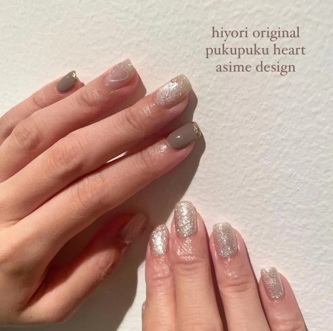ネイル ニュアンスネイル ハンドネイル pétit hiyoriのネイルデザイン
