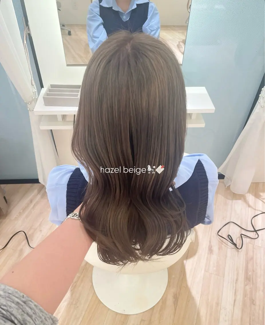 ミディアム カラー ヘアカラー ParveMix / 山本 玲南🫧🪽のヘアスタイル