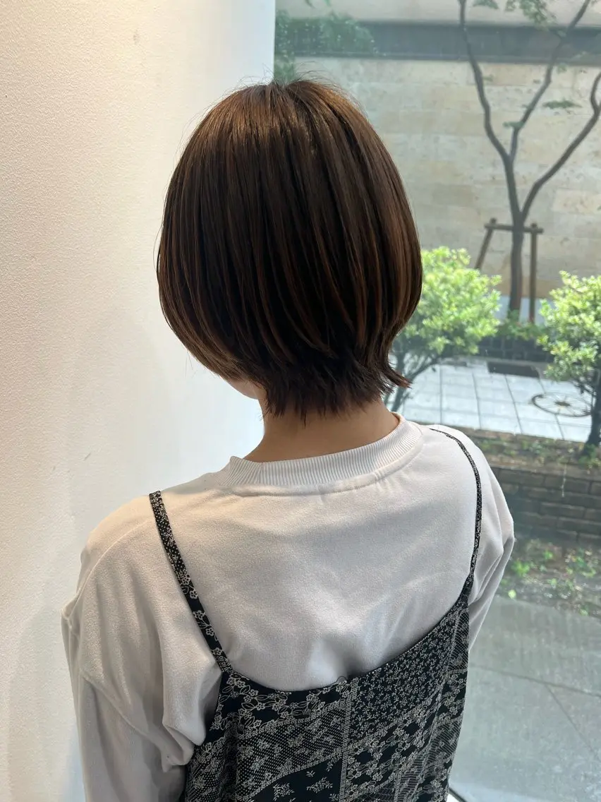 ショート カット ひがし のののヘアスタイル