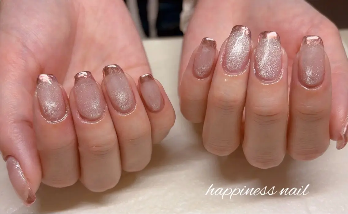 ネイル フレンチネイル ハンドネイル happiness nailのネイルデザイン