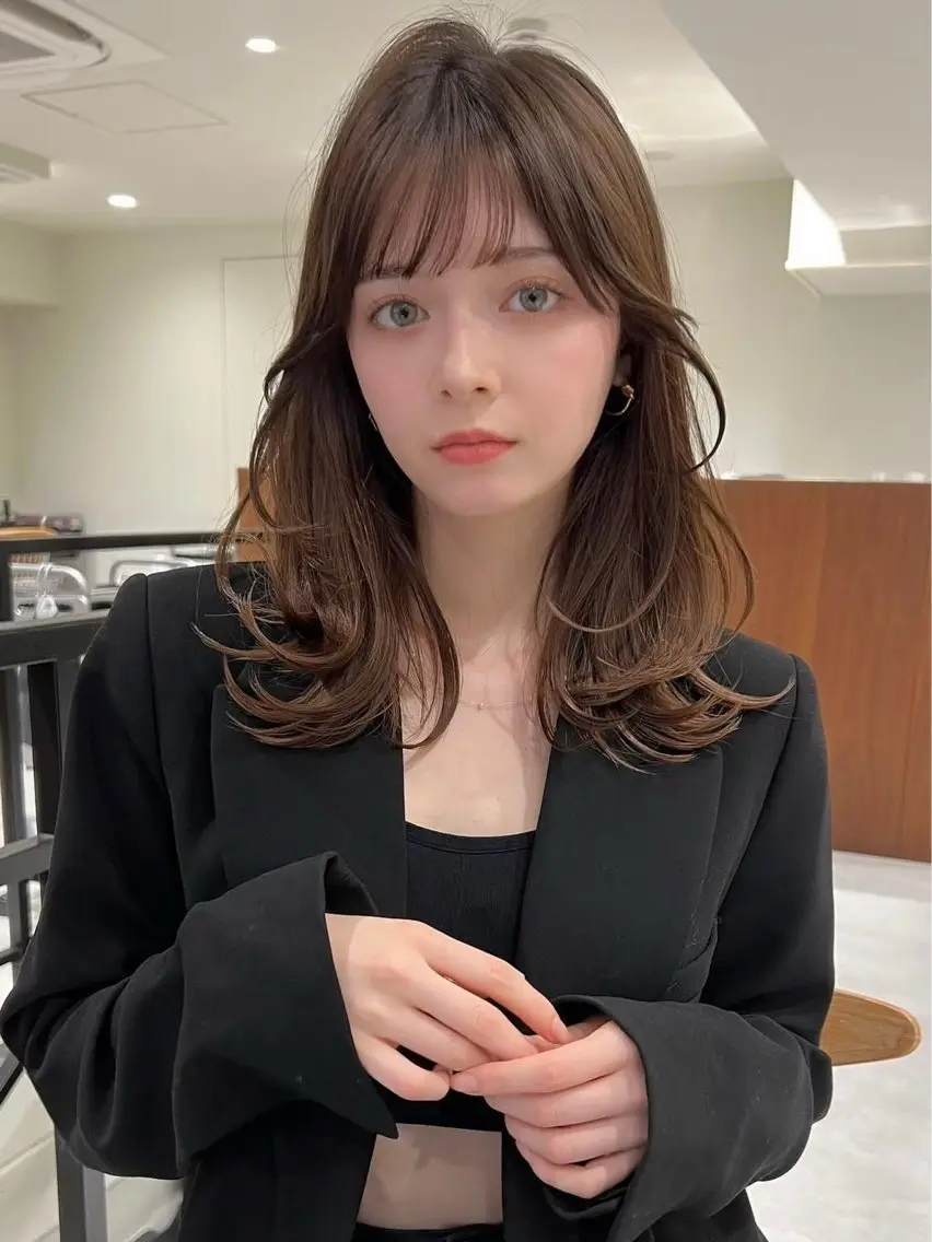 ロング カラー ヘアカラー 透明感カラー/似合わ せカラーMIKAのヘアスタイル