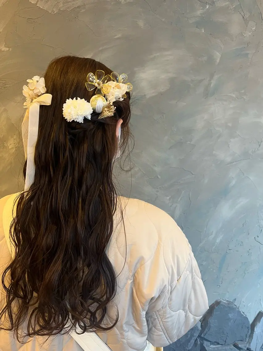 ヘアアレンジ ヘアセット echo 米田 まりゑのヘアスタイル