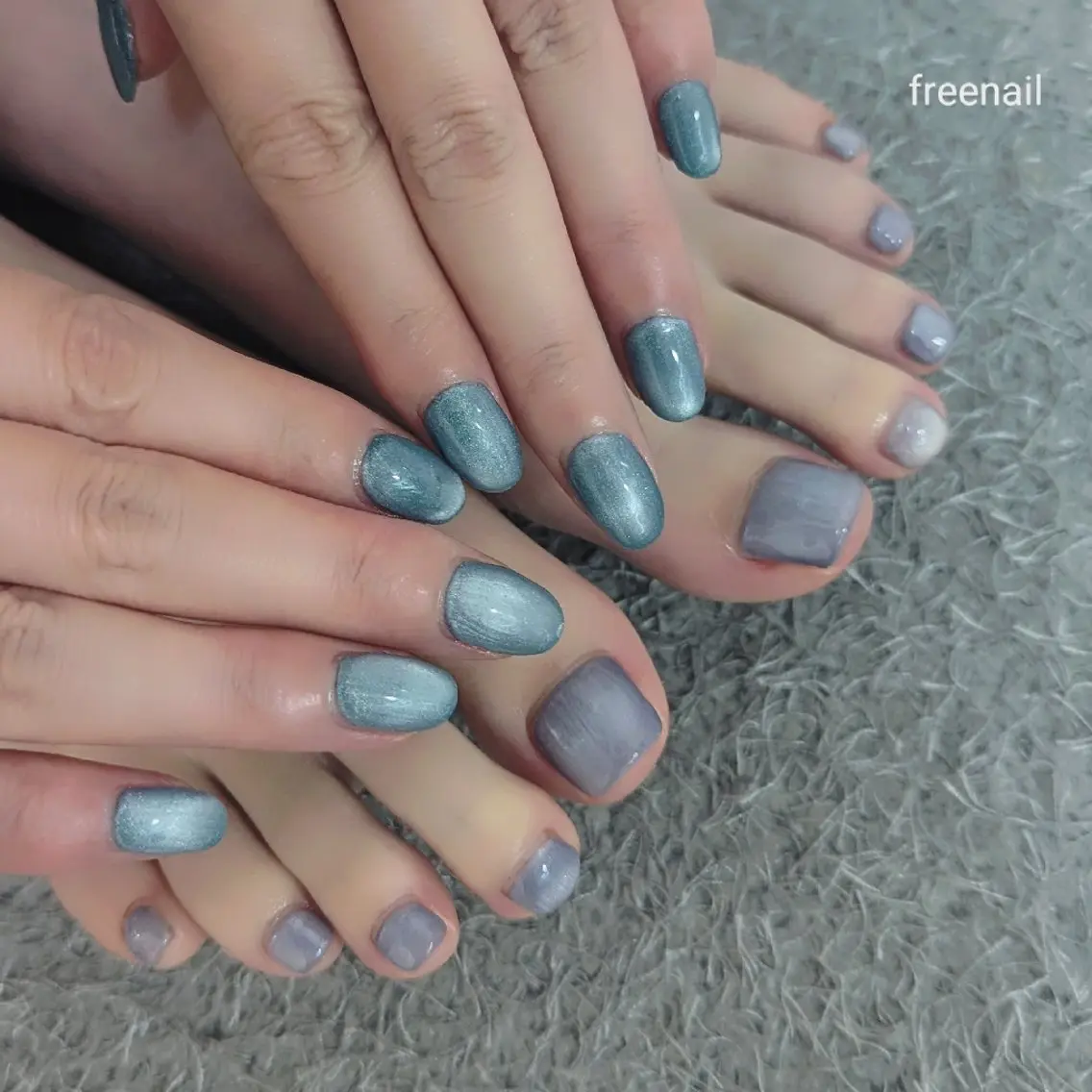 ネイル フットネイル マグネットネイル フットネイル free nail フリーネイルのネイルデザイン