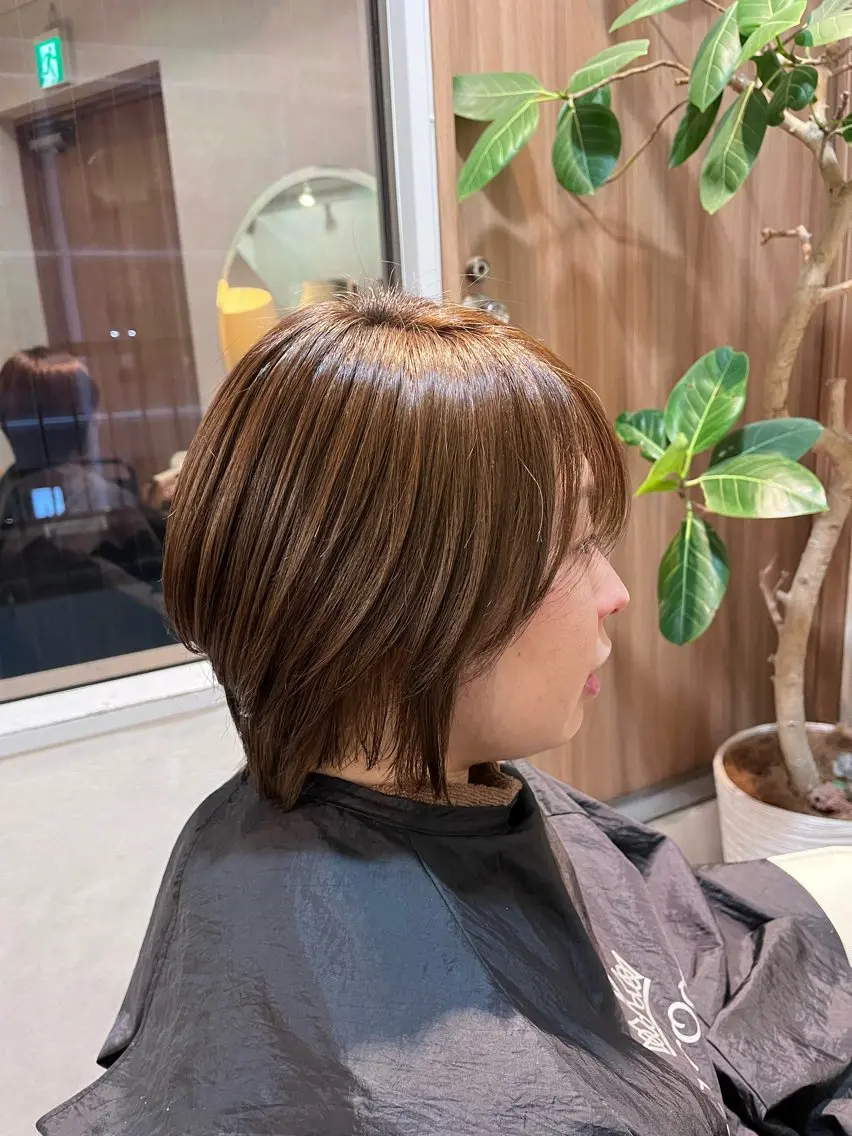 ショート カラー アッシュ バレイヤージュ ベージュカラー 黒髪 ブリーチ 韓国風メンズヘア 渋谷 🦢Yuiのヘアスタイル