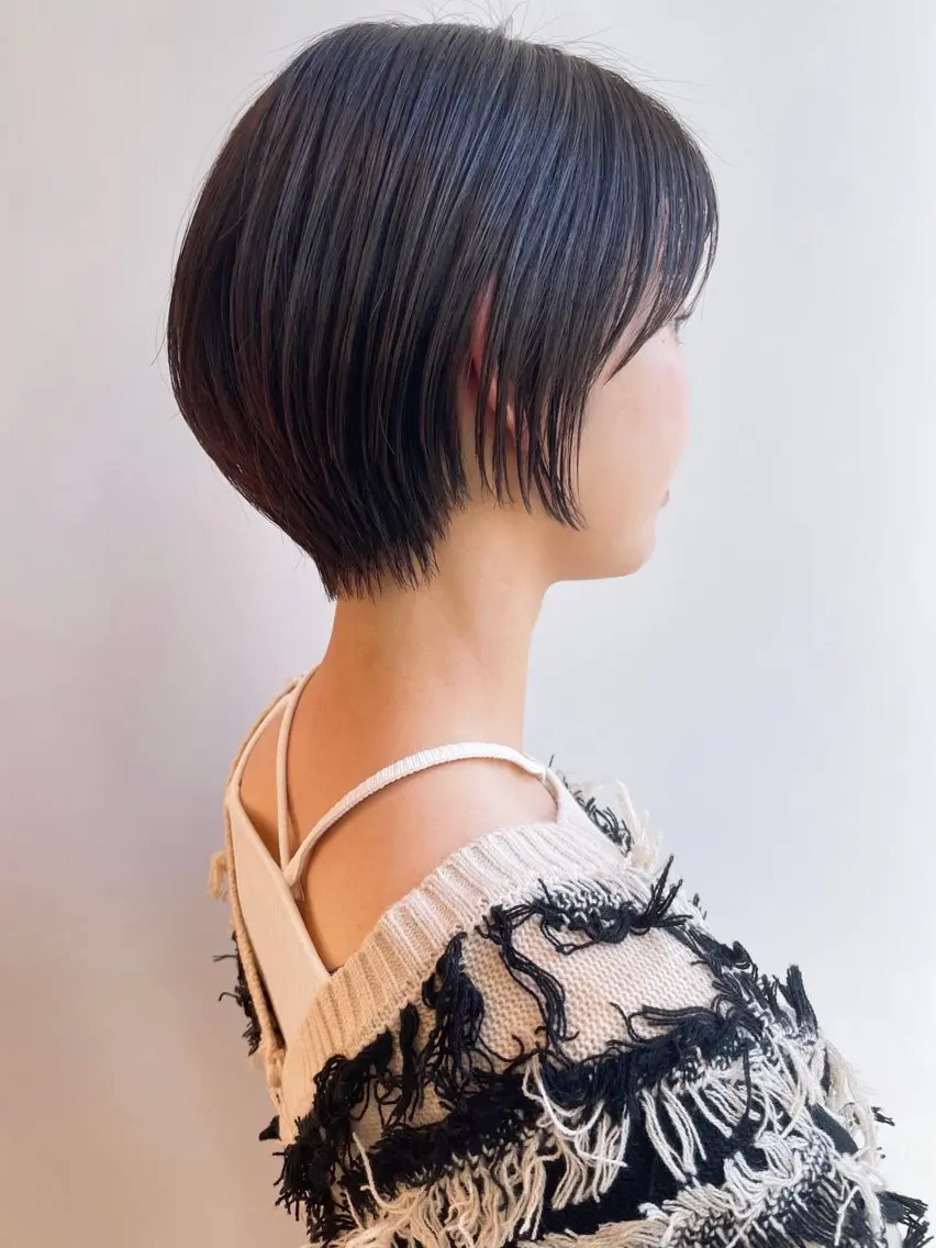 ショート カラー 透明感カラー ショートヘア 小顔カット カット トリートメント 戸塚 直人のヘアスタイル