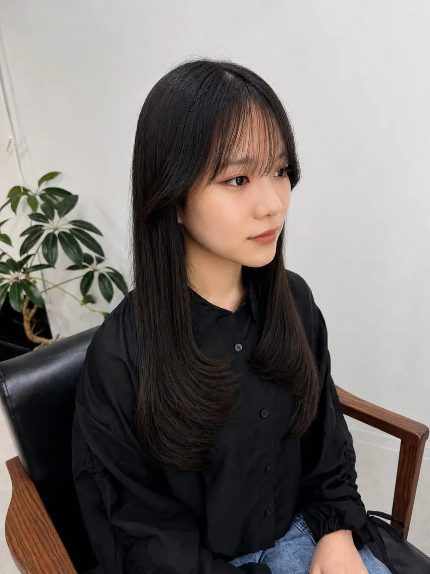 ロング レイヤーカット 🌼RIENS/原田 菜々華🌼のヘアスタイル