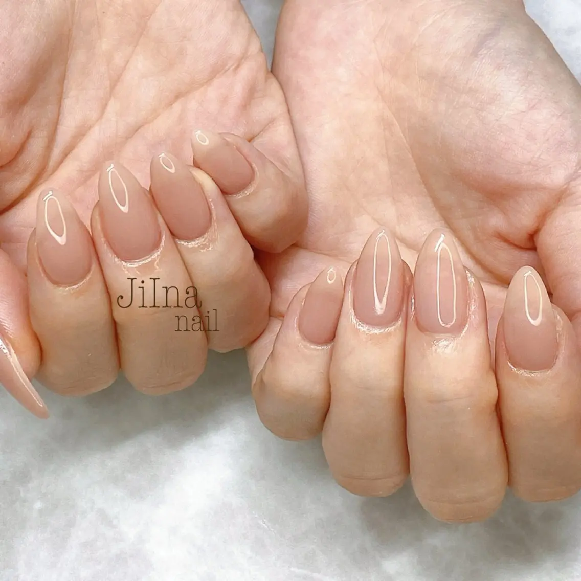 ネイル ワンカラーネイル JiIna nailのネイルデザイン