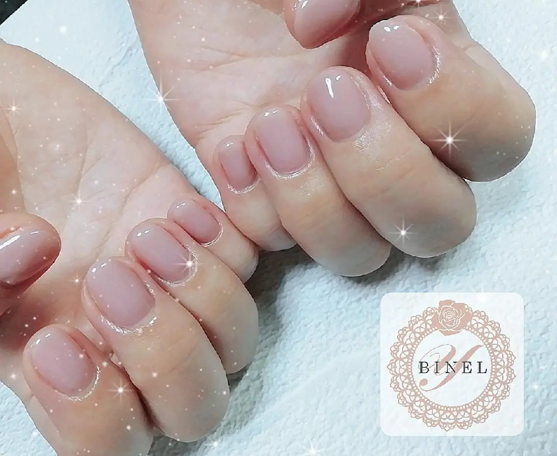 ネイル オフィスネイル ワンカラーネイル ハンドネイル Nail Salon Y.BINELのネイルデザイン