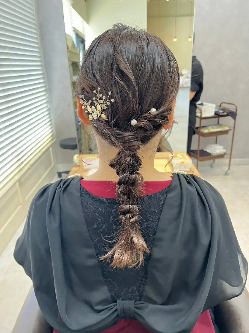 ヘアアレンジ ヘアセット 北村 恵美のヘアスタイル