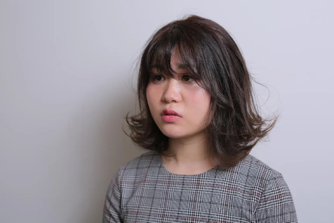 ミディアム Culumi クルミ 松井照雄/梅田茶屋町のヘアスタイル