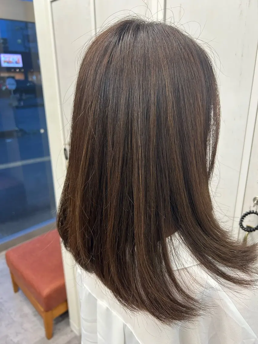 カラー kentaro 透明感・ウル艶カラーのヘアスタイル