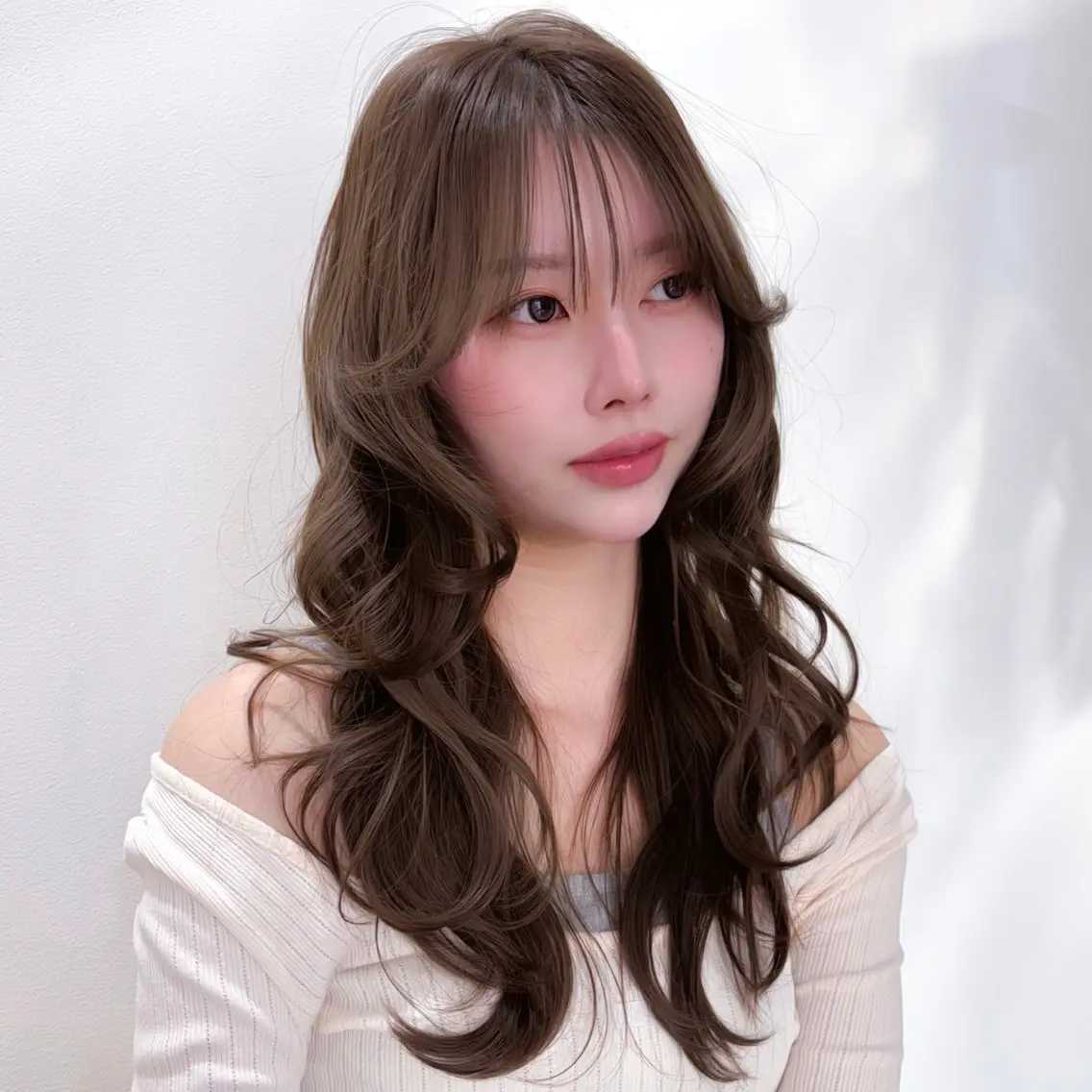 ロング 韓国風ヘア トリートメント Unami 新宿 Mayukiのヘアスタイル
