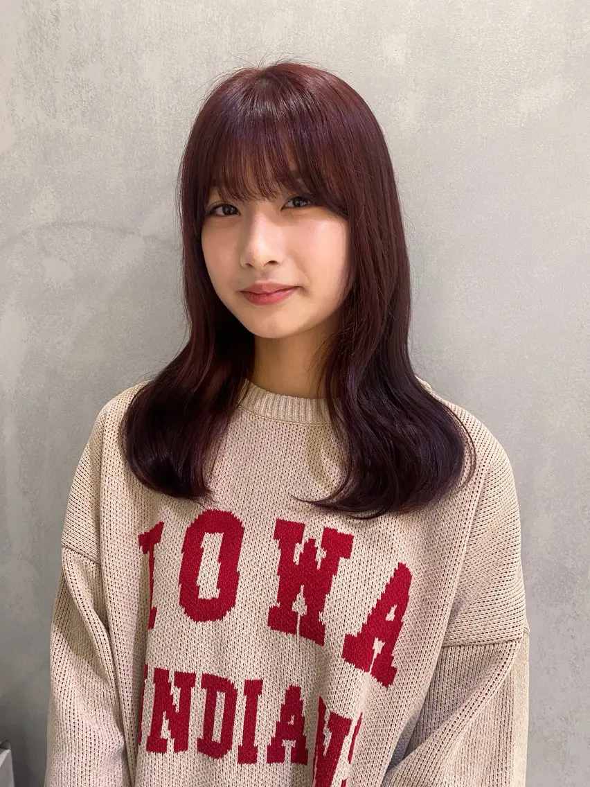 ロング いとう ほのかのヘアスタイル