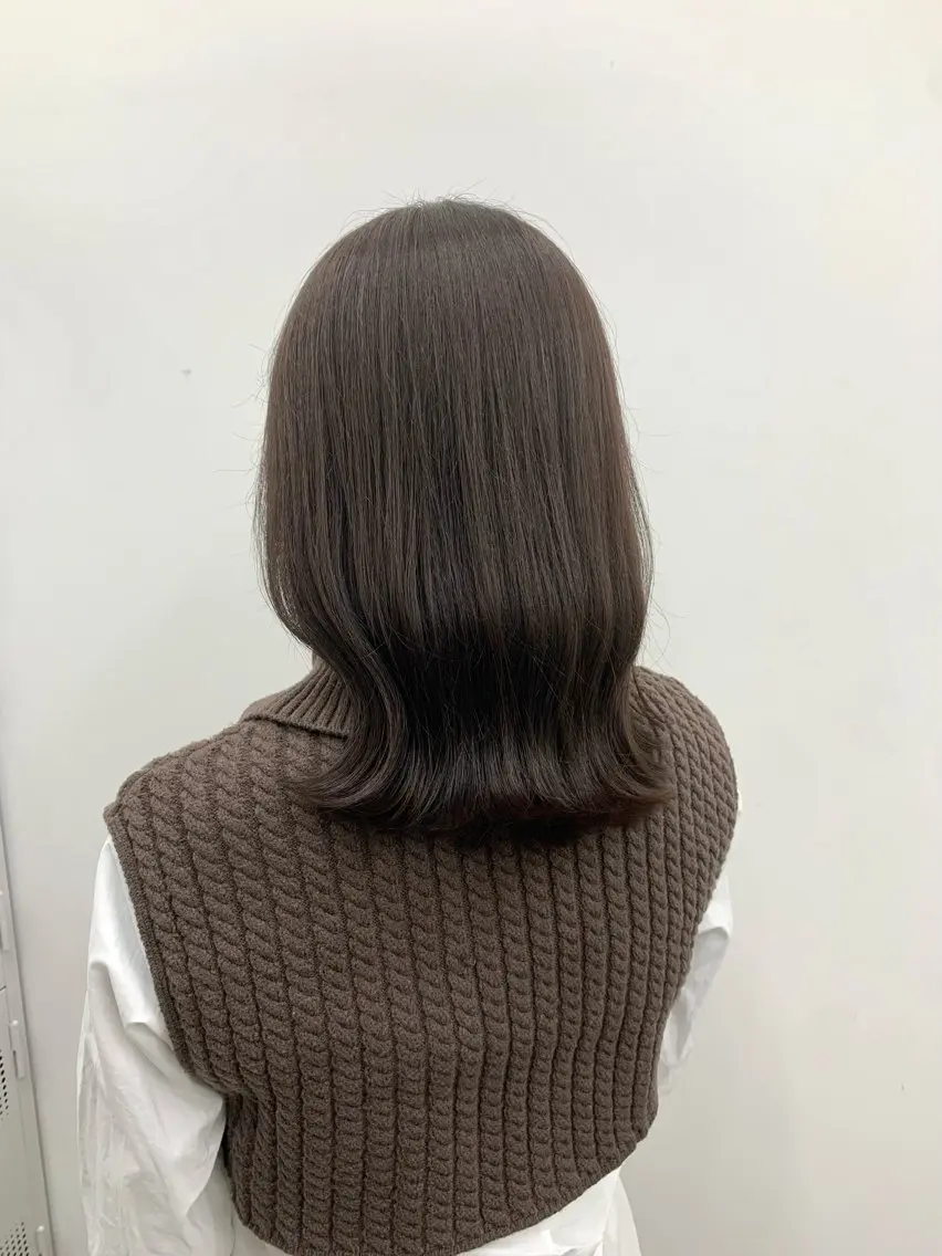 ミディアム カラー ベージュカラー カット ヘアカラー ヘッドスパ 本格ヘッドスパ🌿 ×ヘア 佐藤のヘアスタイル