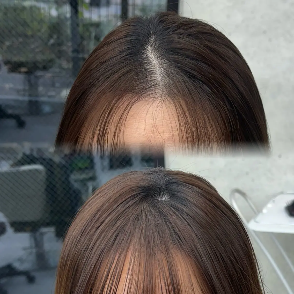 ミディアム mei / レイヤー 顔まわり 🤍のヘアスタイル