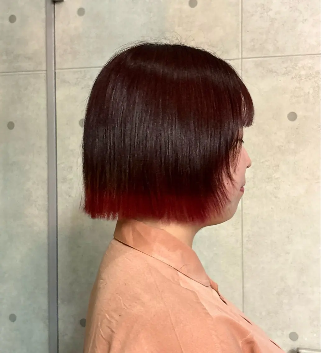 ショート カラー ヘアカラー 加藤志保 🎗️🫧モデル募集のヘアスタイル