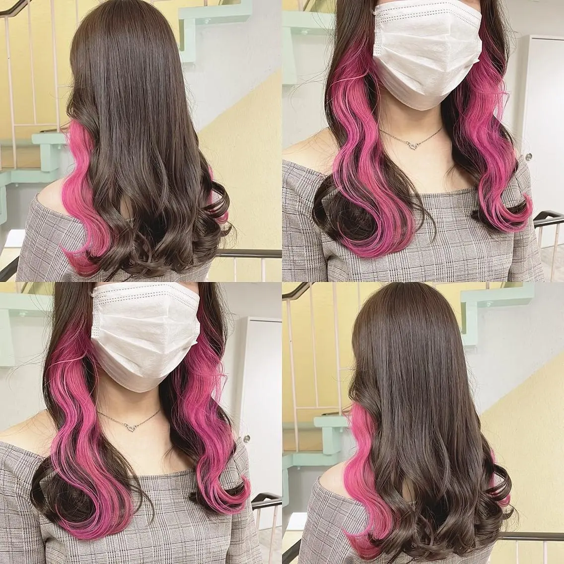 カラー ブリーチ ヘアカラー トリートメント 渋谷:インナーカラー ／🍒エリカ🍒のヘアスタイル
