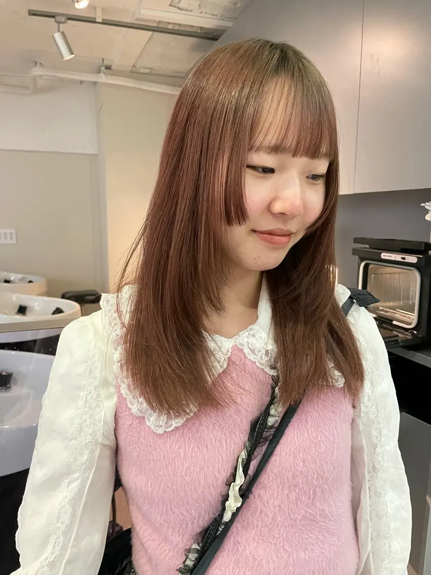 ロング 透明感カラー 🎀エリコ🌈のヘアスタイル