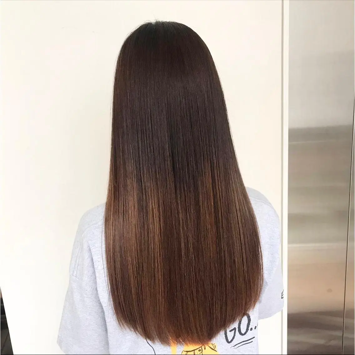ロング 酸性ストレート トリートメント 小田裕也 チャンモリパーマのヘアスタイル