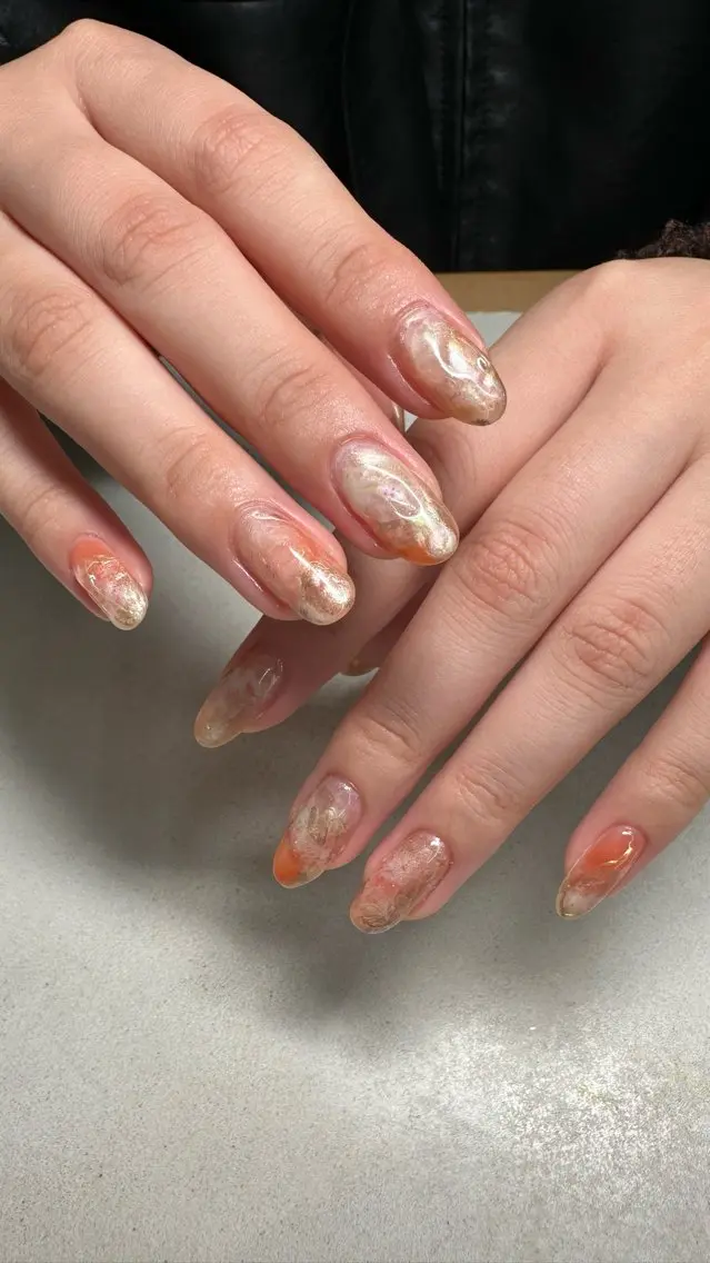 ネイル 成人式 Kaede *LUFTのネイルデザイン