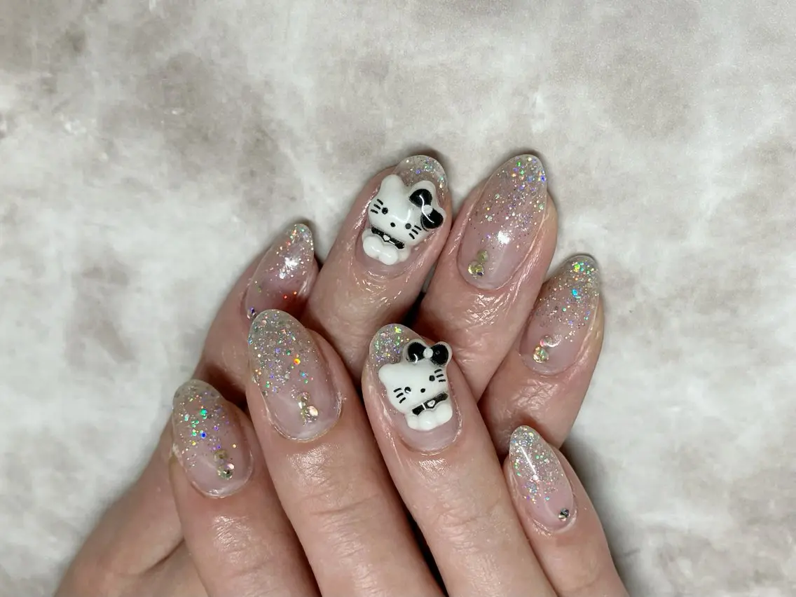 ネイル アニマル柄 ハンドネイル Orb nail (オーブ ネイル)のネイルデザイン