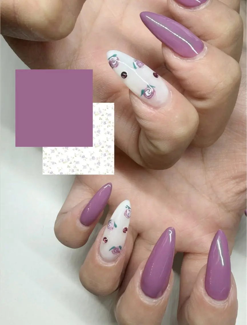 【 オフなし 】ハンド💅🏼 ワンポイントコース パラジェル変更可🙆🏻‍♀️️の写真