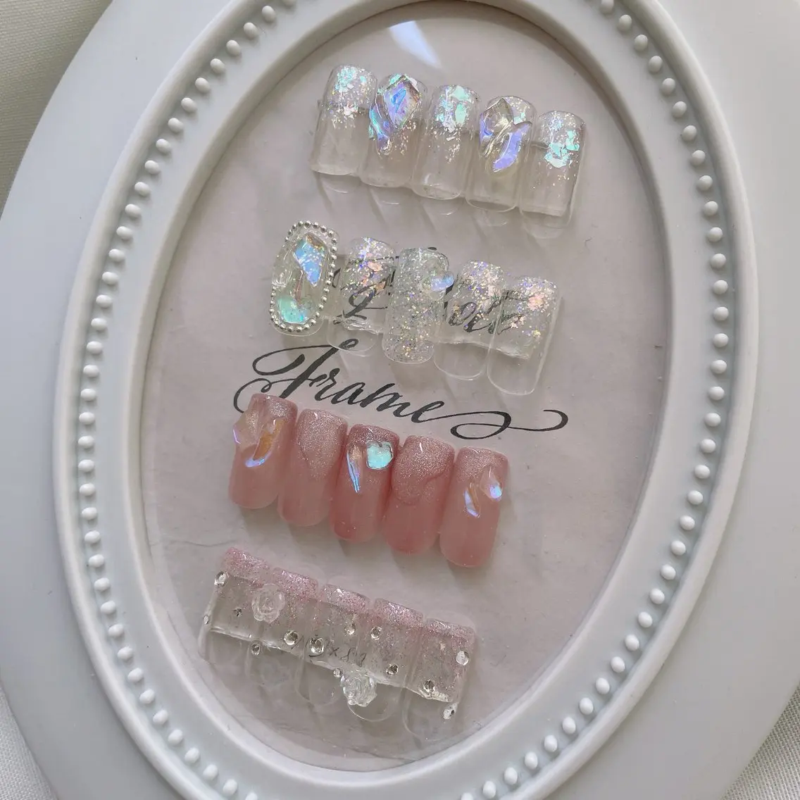 ネイル 氷ネイル・うるうるネイル Rich+nail 🫧仙台🫧のネイルデザイン