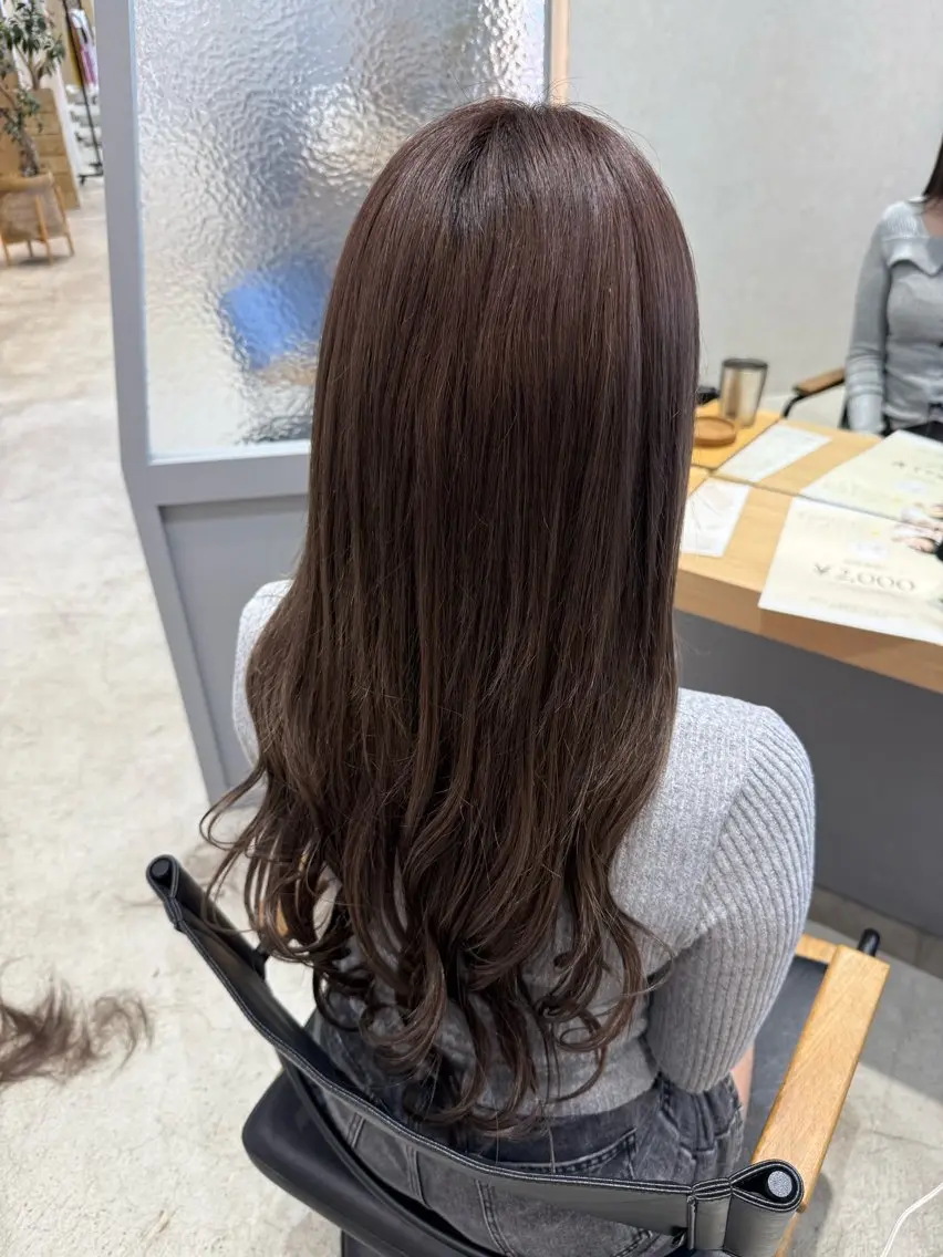 🤍カラー+トリートメント+シールエクステ+馴染ませカット🤍の写真