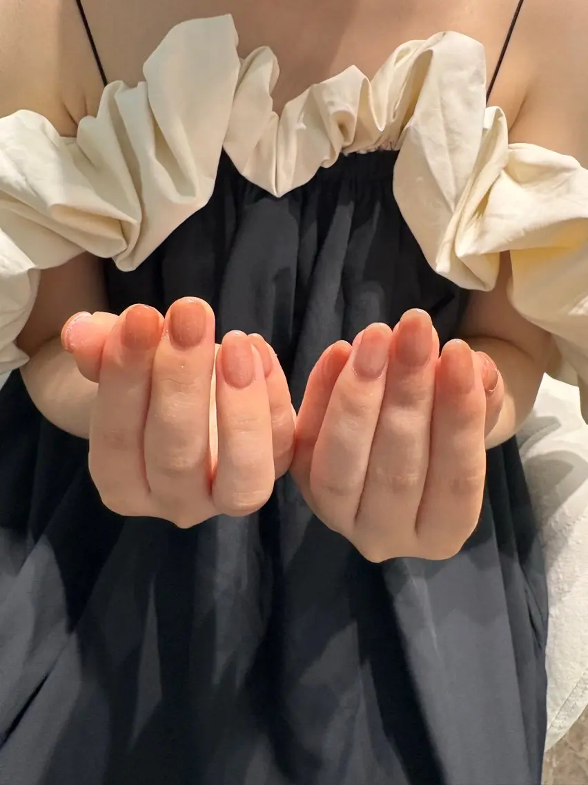 ネイル ワンカラーネイル ハンドネイル nemu / 非対面×定額サロンのネイルデザイン